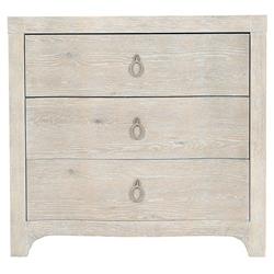 Harmony Modern Classic Surf Beige Oak Wood 3 Drawer Nightstand Wide (Over  29" W) | Kathy Kuo Home