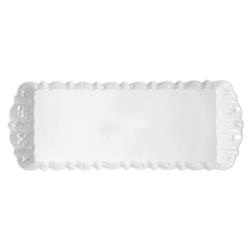 Toys Delight Royal Modern Classic White Porcelain Sandwich Tray