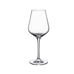 La Divina Modern Clear Crystal White Wine Glass - Set of 4
