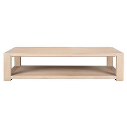 Tahoma Modern Classic Beige Oak Rectangular Coffee Table