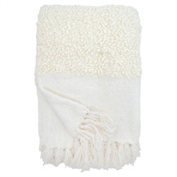 Murphy Modern Classic Cream Oversized Throw Blanket