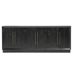 Holand Modern Classic Black Pine Wood Sideboard