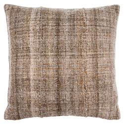 Elijah Coastal Beach Brown Indoor Outdoor Decorative Throw Pillow - 20x20