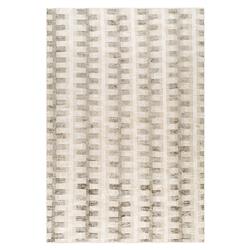 Elisabetha Mid Century Modern Classic Beige Linear Patterned Rug - 6&#39;x9&#39;