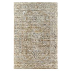 Elle Global Bazaar Brown Oushak Patterned Indoor Outdoor Rug - 5&#39;3&quot;x7&#39;10&quot;