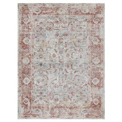 The Met Antique Loom Rust Floral Patterned Rug - 12'x15'