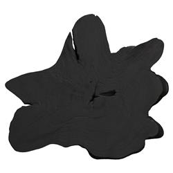 Marcello Rustic Lodge Black Teak Wood Wall Sculpture