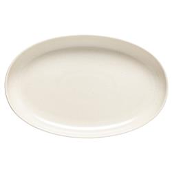 Pacifica Modern Classic Vanilla Stoneware Serving Platter - 13&quot;