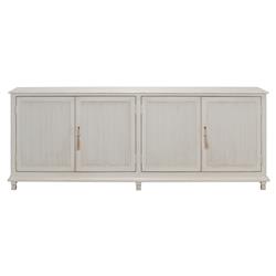 Alessandra Modern Classic Soft Grey Pine Wood Sideboard