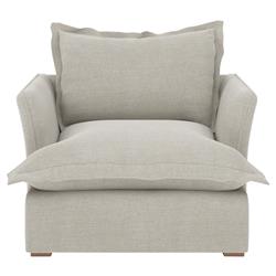 Alanna Modern Classic Braden Bisque Arm Chair