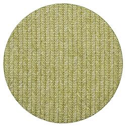 Sheila Chevron Modern Moss Green Placemat - Set of 4