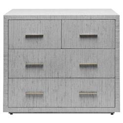 Livia Modern Classic Mist Grey Sisal Bachelor Chest
