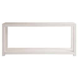 Carter Coastal Beach White Sand Oak Rectangular Console Table
