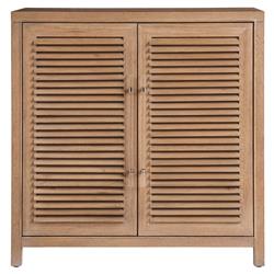 Camilla Coastal Beach Brown Oak Bar Cabinet