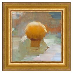 Freya French Orange Fruit Gold Frame Painting 1 - 13x13