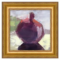 Freya French Purple Fruit Gold Frame Painting 6 - 13x13