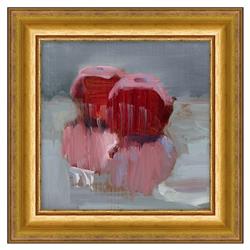 Freya French Red Fruit Gold Frame Painting 3 - 13x13