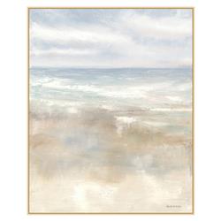 Rowen Coastal Beach Blue Seascape Natural Frame Painting 2 - 51x41