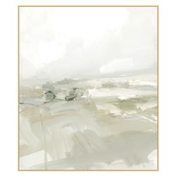 Mahayana Modern Classic Grey Abstract Natural Frame Painting 1 - 60x51