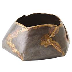 Xavier Antique Gunmetal Iron Decorative Bowl - Small