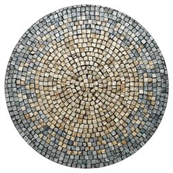 Candice Shell Mosaic Coastal Grey Capiz Shell Placemat - Set of 4