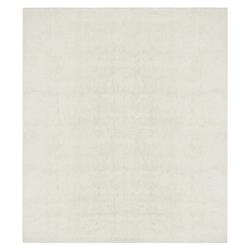 Silhouette Modern Cream Wool Washable Solid Rug - 5&#39;11&quot;x6&#39;7&quot;