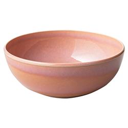 Perlemor Coastal Beach Coral Pink Porcelain Rice Bowl