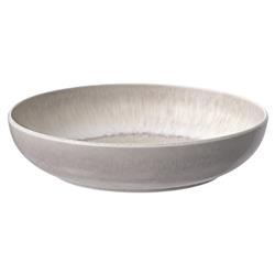 Perlemor Coastal Beach Beige Porcelain Pasta Bowl