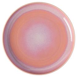 Perlemor Coastal Beach Coral Pink Porcelain Dinner Plate