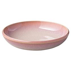 Perlemor Coastal Beach Coral Pink Porcelain Salad Plate