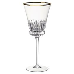 Grand Royal Regency Gold Rim Crystal Red Wine Glass - Set of 2