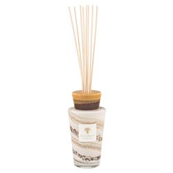 Baobab Collection Sand Siloli Beige Glass Natural Rattan Totem Diffuser - Small