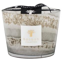 Baobab Collection Sand Atacama Industrial Grey Glass Scented Candle - Small