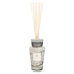 Baobab Collection Sand Atacama Grey Glass Natural Rattan Totem Diffuser - Small