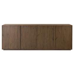 Lana Rustic Lodge Grey Oak Wood Sideboard