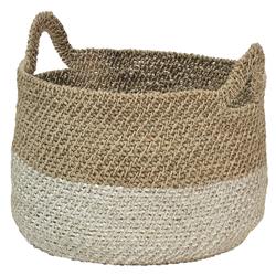 Palecek Bolinas Rope Coastal Beach Natural White Seagrass Basket