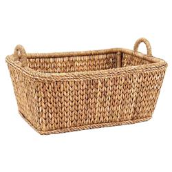 Tara Coastal Beach Natural Handwoven Rattan Euro Market Basket