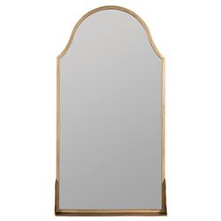 Socorro Hollywood Regency Antique Bronze Metal Wall Mirror