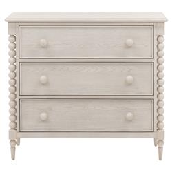 Calypso Updated Traditional Whitewash Oak Bobbin Dresser