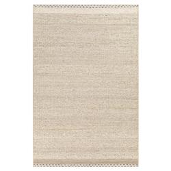 Shiloh Coastal Beach Beige Wool Striated Rug - 5'x7'6"