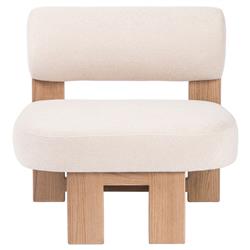 Carlo Modern Classic Cream Performance Occasional Chair