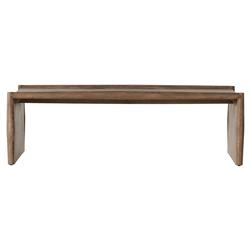 Genesis Rustic Lodge Brown Oak Rectangular Coffee Table