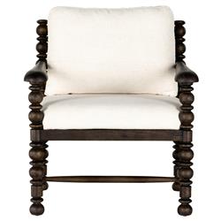 Lynx Rustic Lodge Cream Performance Living Room Chair