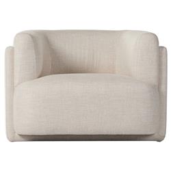 Oswald Modern Classic Cream Performance Barrel Chair