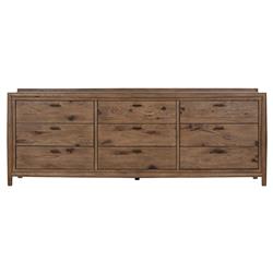 Genesis Rustic Lodge Brown Oak Dresser