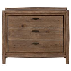 Genesis Rustic Lodge Brown Weathered Oak Nightstand