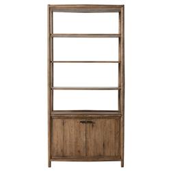 Genesis Rustic Lodge Brown Oak Bookcase