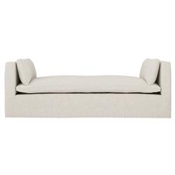 Olivia Sea Salt Performance Slipcovered Daybed