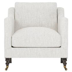Madeline Heathered Ivory Performance Arm Chair