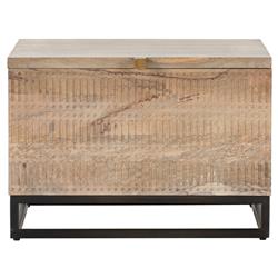 Madison Global Bazaar Light Wash Mango Wood Storage Coffee Table